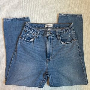 Abercrombie and Fitch Ankle Straight Jeans